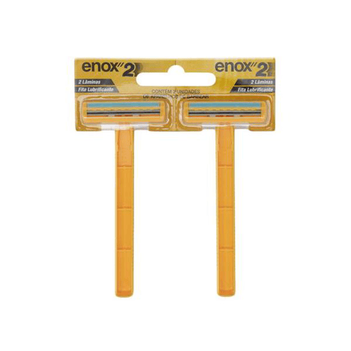 Imagem do produto Aparelho De Barbear Enox 2 Lminas Descartável 2 Unidades