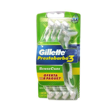Imagem do produto Aparelho De Barbear Gill Prestobarba Sensecare C 8
