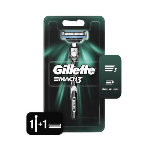 Aparelho De Barbear Gillette Mach3 1 Unidade