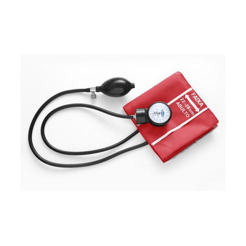 Aparelho De Pressão Aneroide Vermelho Medicate Adulto