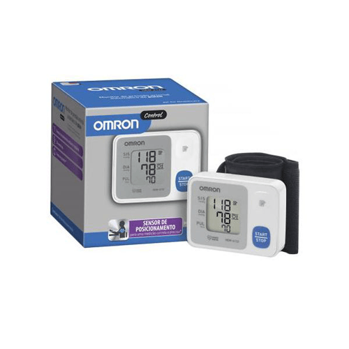 Imagem do produto Aparelho De Pressão Omron Automático Pulso Control Hem 6122 Com 1 Unidade