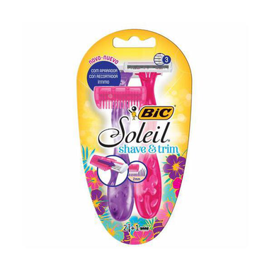 Imagem do produto Aparelho Depilatorio Bic Soleil Shaveetrim C/2