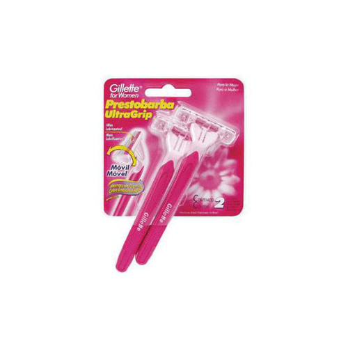 Imagem do produto Aparelho Depilatorio Gillette Prestobarba Ultra Grip Movel Feminino Com 2 Unidades
