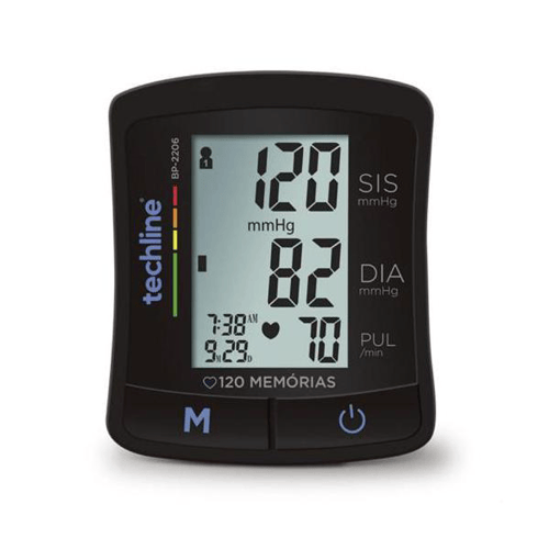 Imagem do produto Aparelho Monitor De Pressão Automático De Pulso Techline Bp2206