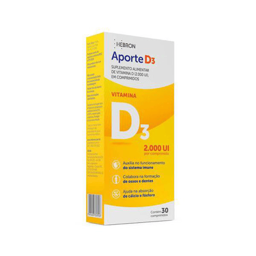 Imagem do produto Aporte D3 2000Ui Com 30 Comprimidos