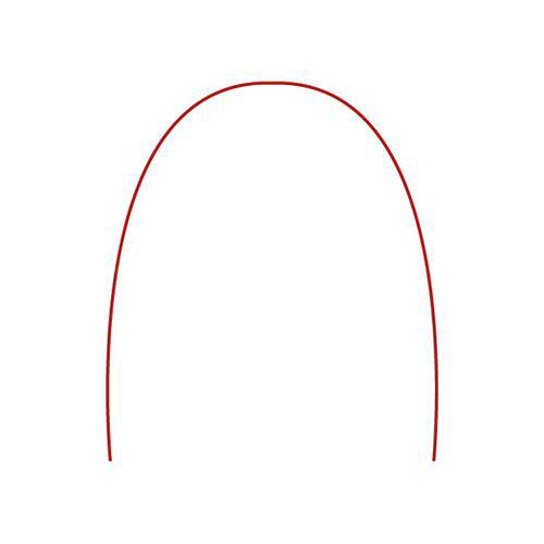 Arco Aço Inox Redondo Superior Vermelho Tecnident Arco Aço Inox Redondo Superior 016X022 Vermelho Tecnident