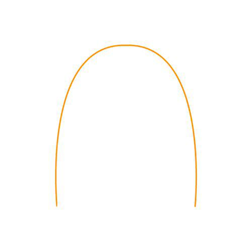 Arco Niti Cosmético Laranja Superior Tecnident Arco Niti Cosmético Laranja 0.14 Superior Tecnident