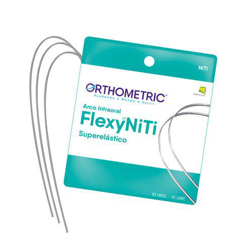 Imagem do produto Arco Nitinol Superelástico Flexy Niti Alx Superior Retangular .018X.025 Orthometric