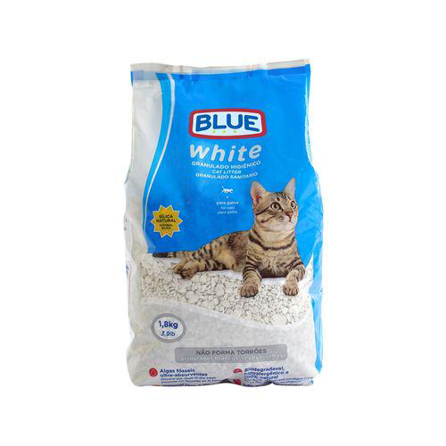 Areia Para Gatos White 1,8Kg Blue Pp017x [Reembalado]