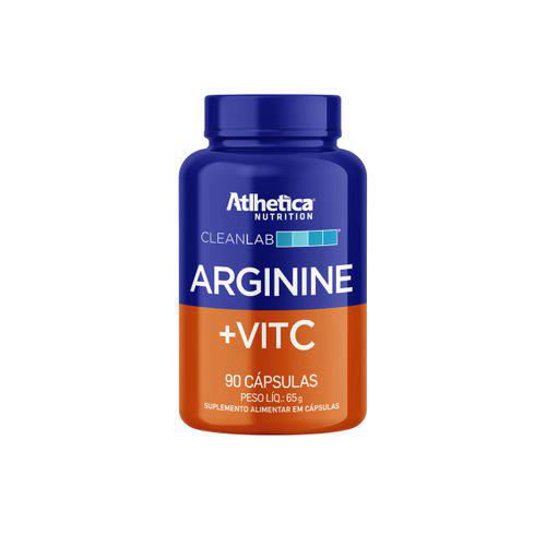 Imagem do produto Argenine + Vitamina C Cleanlab 90 Cápsulas Atlhetica Nutrition