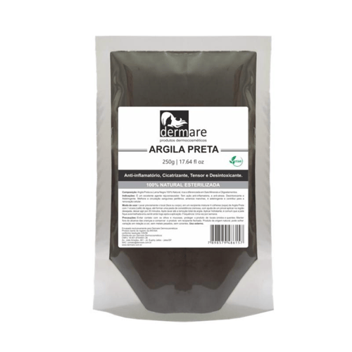 Argila Preta Em Pó Dermare 250G