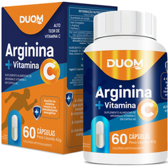 Imagem do produto Arginina Com Vitamina C Imunidade 60 Caps Clean Label Duom