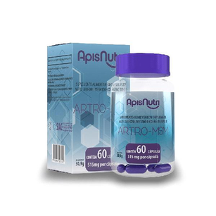 Imagem do produto Artro Msm Metil Sulfonil + Colágeno Tipo 2 Apisnutri 60 Cápsulas
