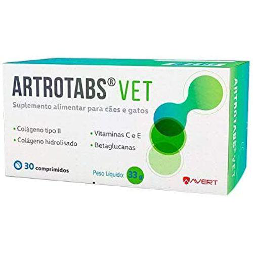 Imagem do produto Artrotabs 30 Comprimidos Suplemento Cães E Gatos