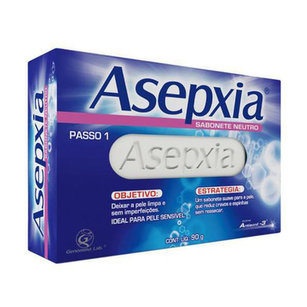Asepxia Sabonete Neutro Com 90g