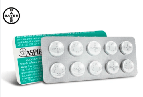 Aspirina 500 Mg - 10 Comprimidos