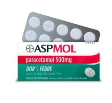 Imagem do produto Aspmol 500Mg - 20 Comprimidos Bayer