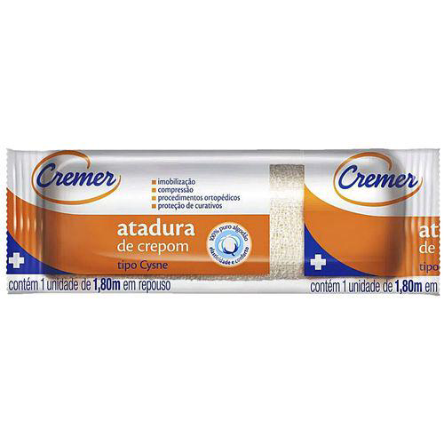 Atadura De Crepom Creme Tipo Cysne 15Cm 1,80M