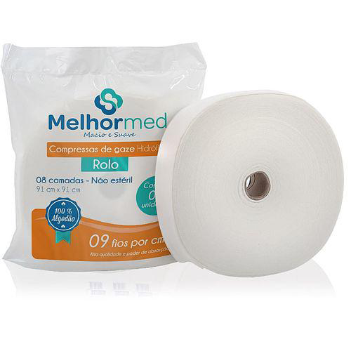 Imagem do produto Atadura Gaze Queijo Melhor Med 9 Fios