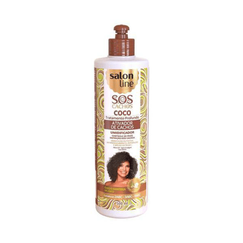 Imagem do produto Ativador De Cachos Coco Tratamento Profundo S.o.s Salon Line 500G