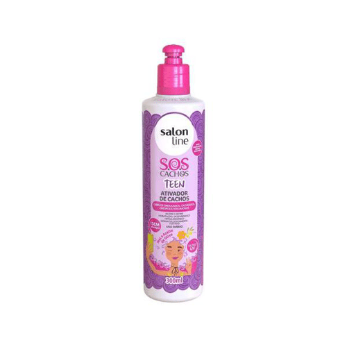 Ativador De Cachos Salon Line S.o.s Teen 300Ml