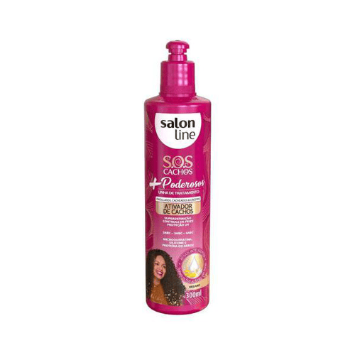 Ativador De Cachos Sos + Poderosos Salon Line 300Ml