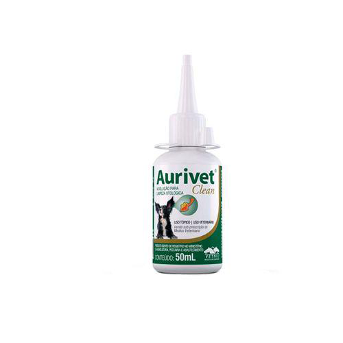 Imagem do produto Aurivet Clean 50Ml Vetnil Solução Otológica Cães Gatos