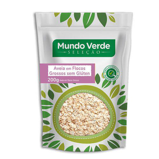 Imagem do produto Aveia Em Flocos Grossos Sem Glúten Mundo Verde Seleção 200G
