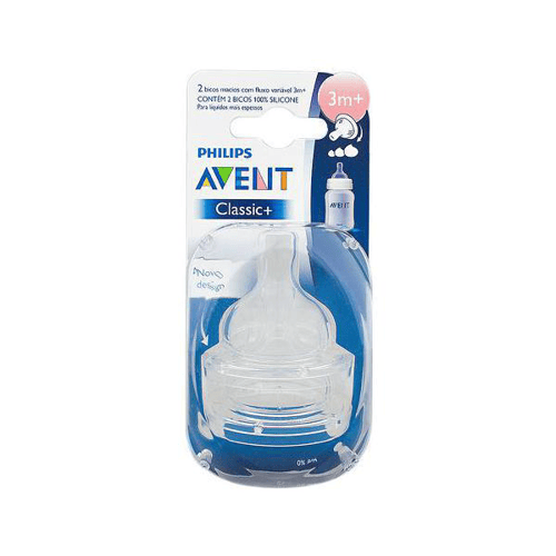 Avent - Philps Bico Para Mamadeira Airflex - Qualquer Idade 2 Unidades