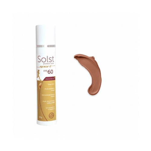 Axigram Solst Protetor Solar Sport Fps60 Marrom Bronze 55G