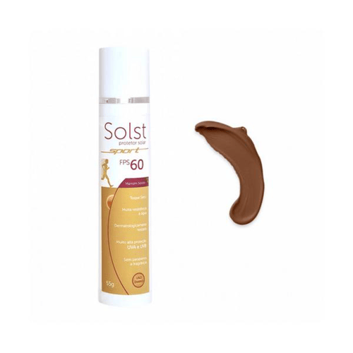Axigram Solst Protetor Solar Sport Fps60 Marrom Sólido 55G