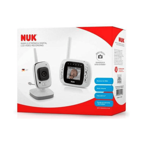 Imagem do produto Baba Eletronica Nuk Digital Lcd Video Recording Nuk Pa7861bv