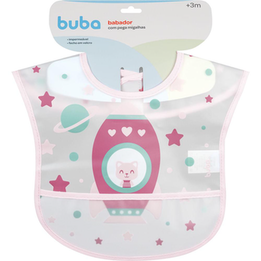 Imagem do produto Babador Com Bolso Foguete Rosa 13238 Buba