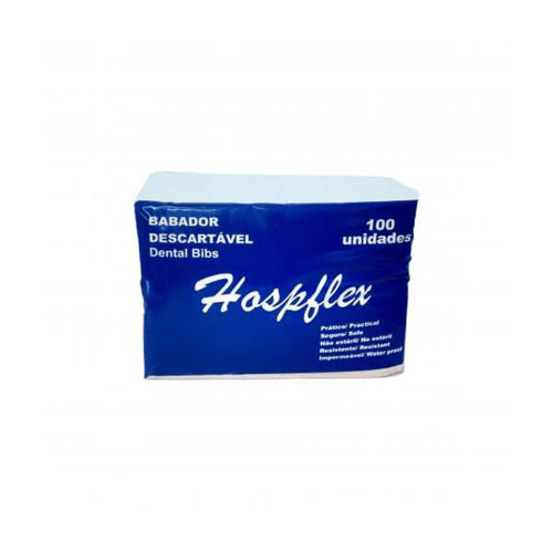 Imagem do produto Babador Descartável Azul Bibs Hospflex