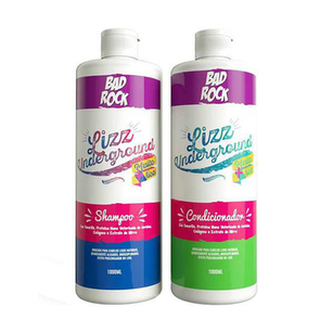 Imagem do produto Bad Rock Lizz Underground Kit Efeito Liso Salão Duo 2 Produtos