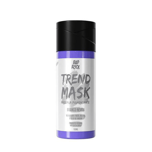 Imagem do produto Bad Rock Trend Mask Máscara Pigmentante Vegana Branco Nevou 150Ml