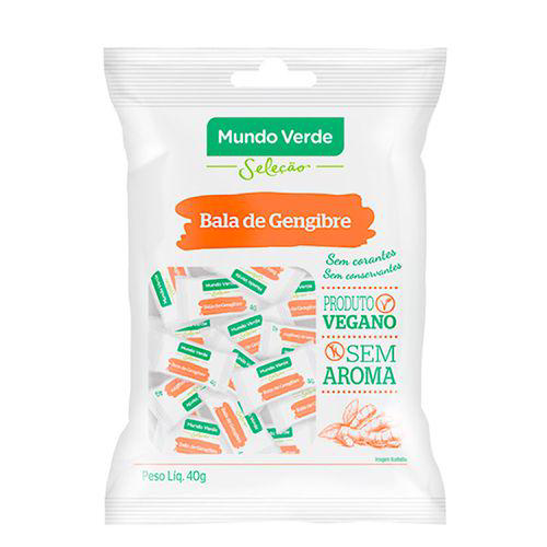 Imagem do produto Bala De Gengibre 10 Unidades Mv Seleção Mundo Verde Seleção