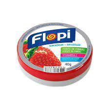 Imagem do produto Bala Diet Flopi Morango 40G