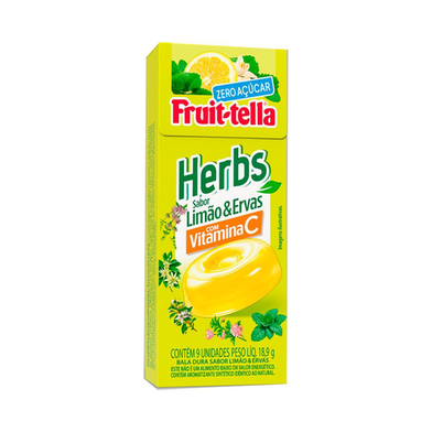 Bala Fruittella Herbs Lim Er 12X18,9G Panvel Farmácias