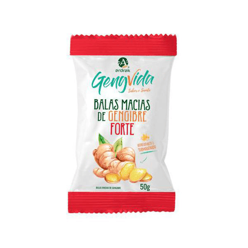 Imagem do produto Bala Gengvida Ardrak Gengibre Forte 50G
