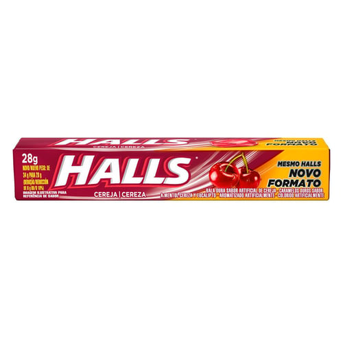 Bala Halls Cereja 28G