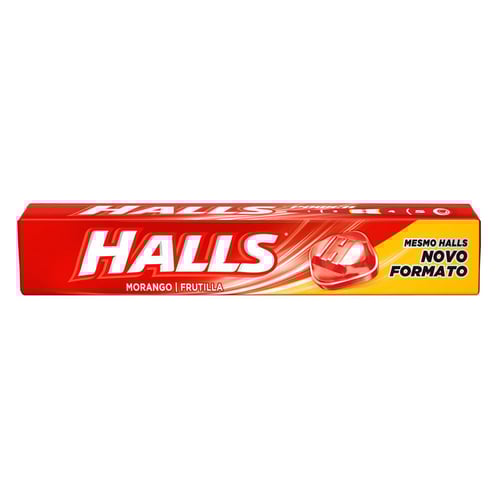 Bala halls morango 28g