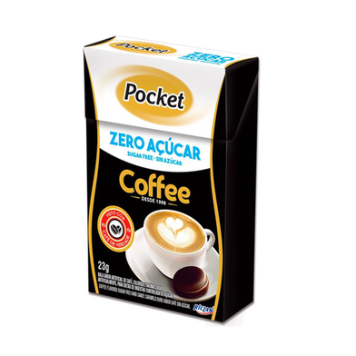 Imagem do produto Bala Pocket Coffee Zero Açúcar Com 23G