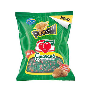 Imagem do produto Bala Poosh Guaraná Antarctica Arcor 150G Bala Poosh Guarana Antarctica Arcor 150G