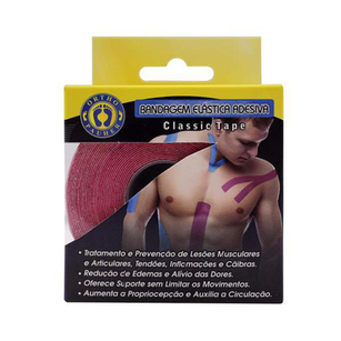 Imagem do produto Bandagem Elastica Kinesio Pauher Rosa