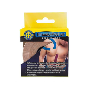 Imagem do produto Bandagem Elástica Kinesiopauher Ortho Pauher Classic Tape Tamanho Único Cor Bege