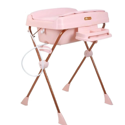 Imagem do produto Banheira Millenia Mon Amour Rosa Trocador+Suporte Burigotto