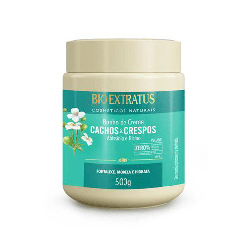 Banho De Creme Bio Extratus Cachos E Crespos 500G