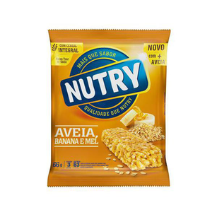 Barra De Cereais Nutry Light Aveia Banana E Mel 3 Unidades