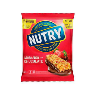 Imagem do produto Barra De Cereais Nutry Light Morango E Chocolate 3 Unidades